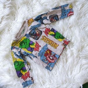 Marvel Superhero Long Sleeve Toddler Shirt